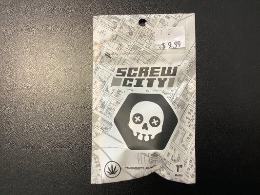 Screw city 1” mounting hardware skull head