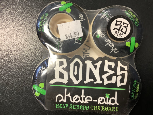 Bones wheels skate-aid 53mm 103a du street tech formula