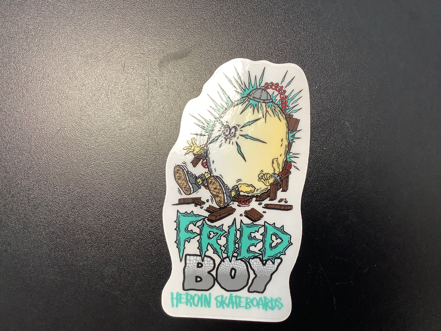 Heroin Fried boy 6” sticker