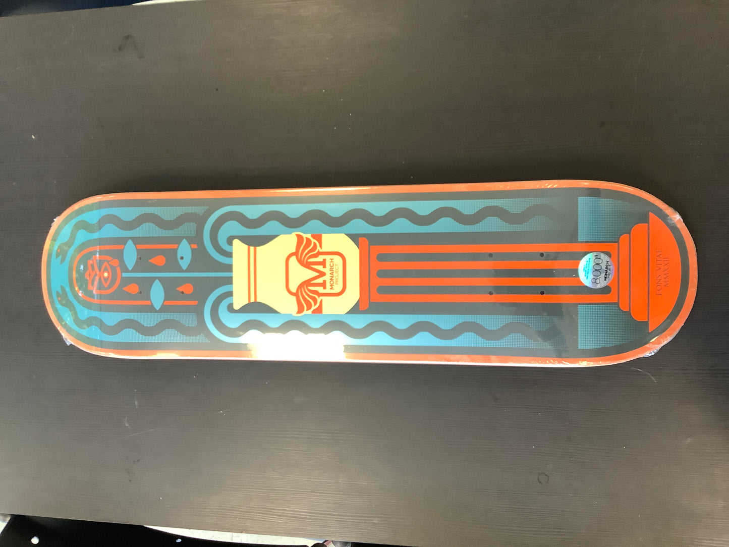 Monarch 8.0 deck fountain logo