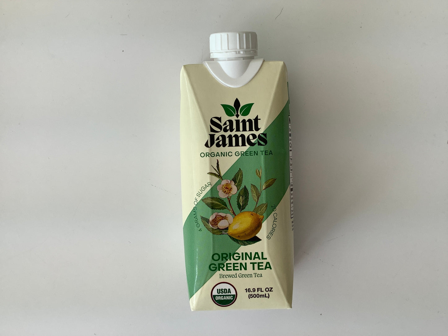 Saint James Organic Green Tea 16.9oz