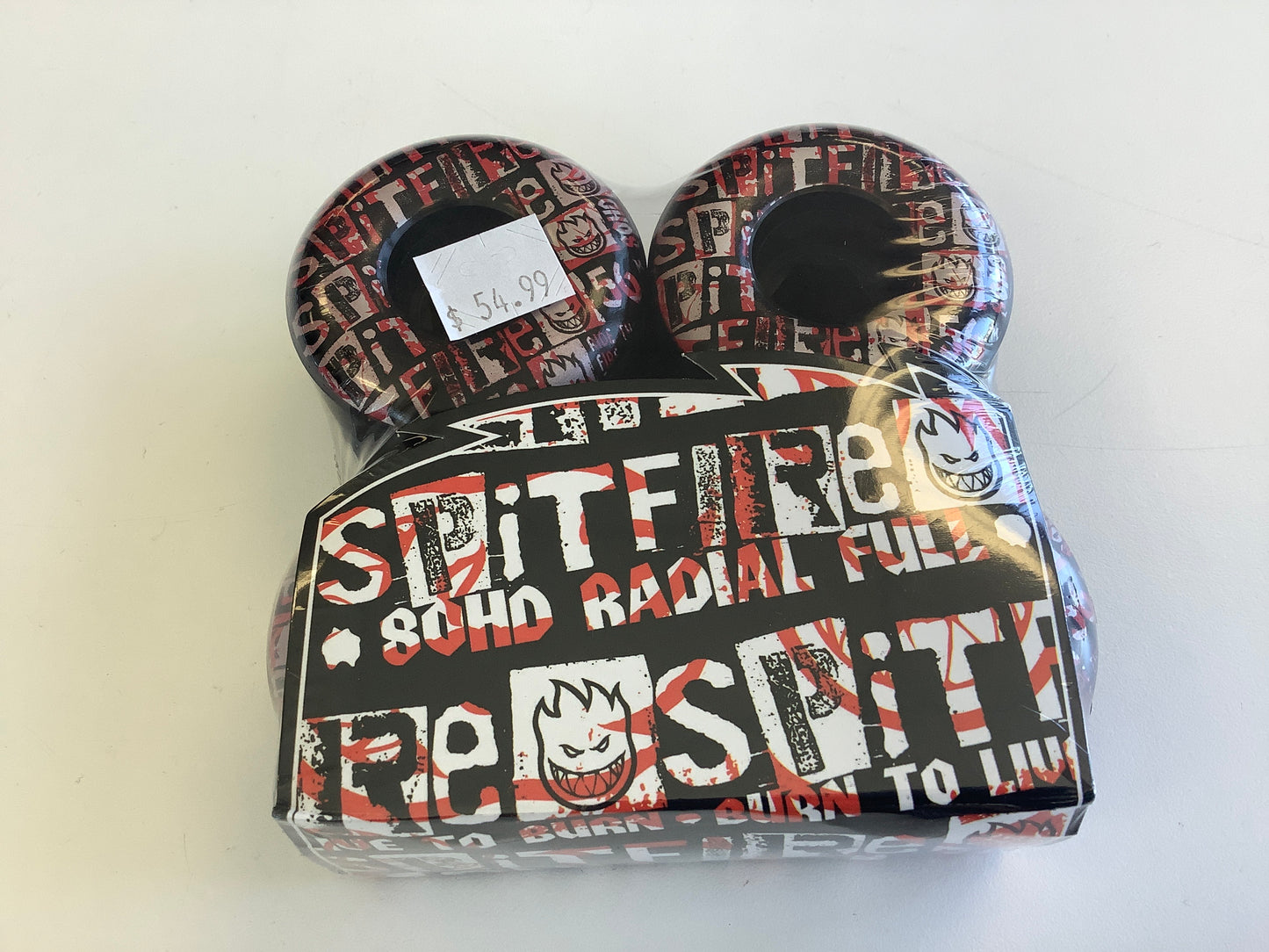 Spitfire Skateboard Wheels 80HD 56mm Black RANSOM soft