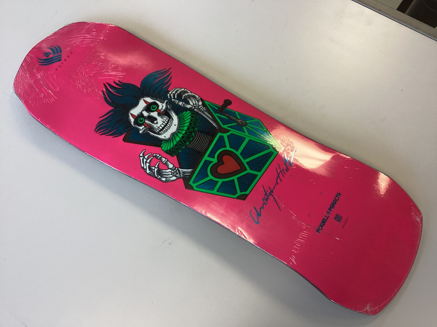 Powell Peralta 9.5 Flight Deck Hiett Pink Jack in the Box