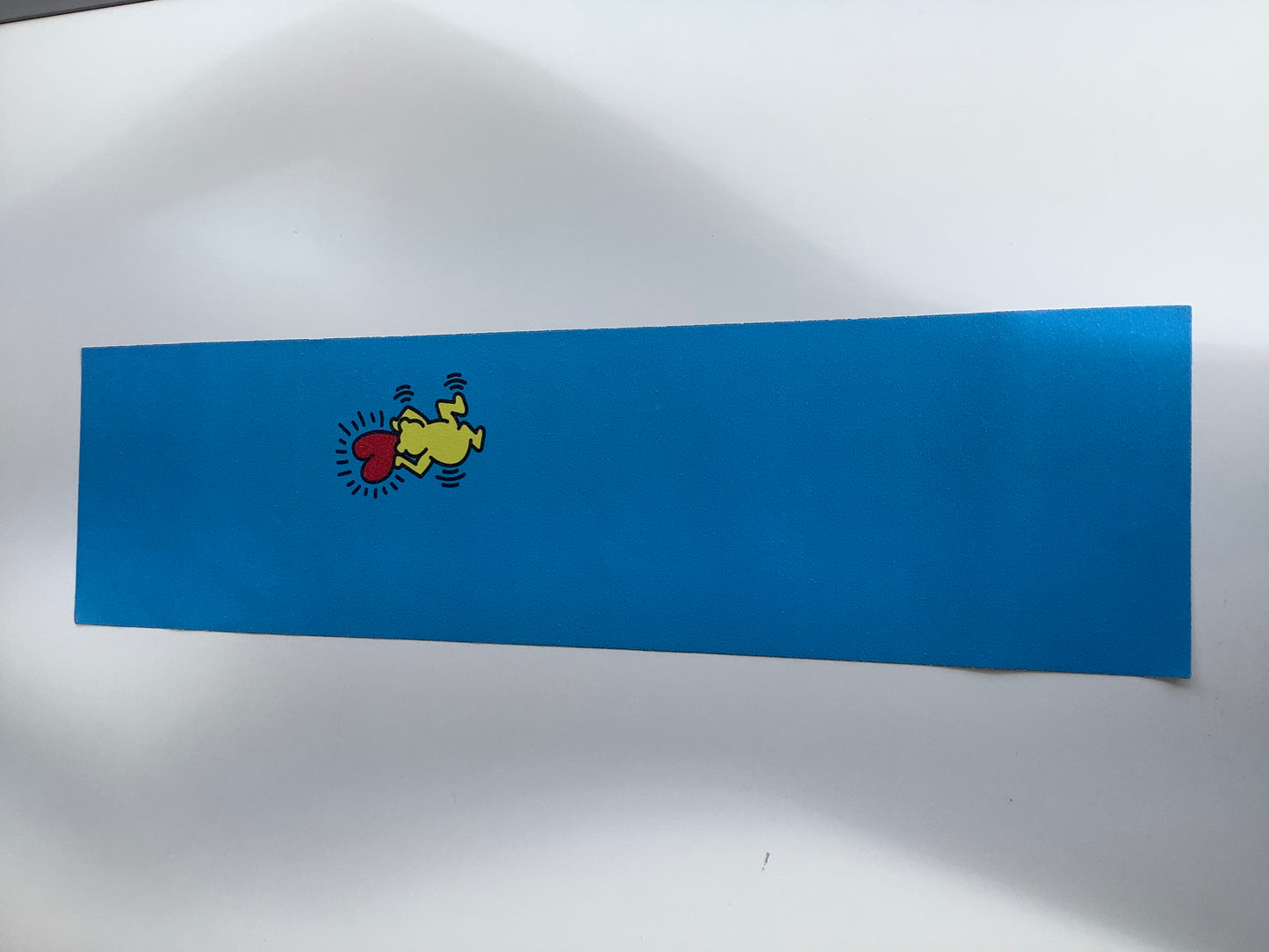 Blue Grizzly Grip With Yellow Bear And Heart