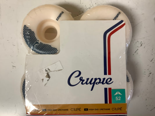 Crupie wheels 52mm square spring