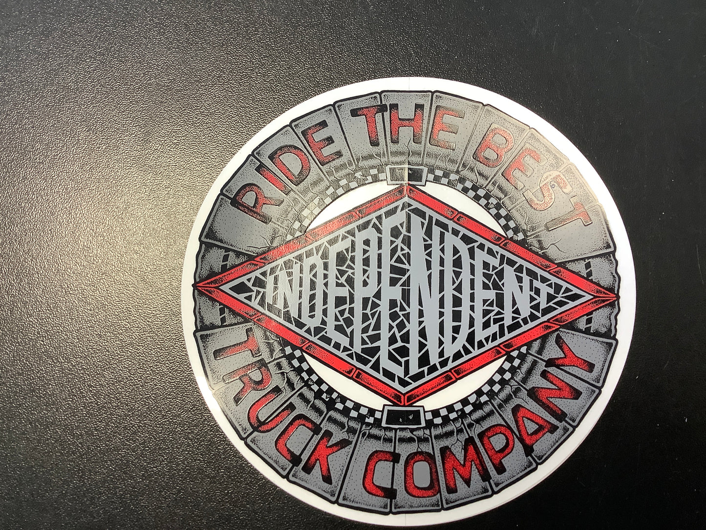 Independent Truck Company 5 inch round diamond sticker
