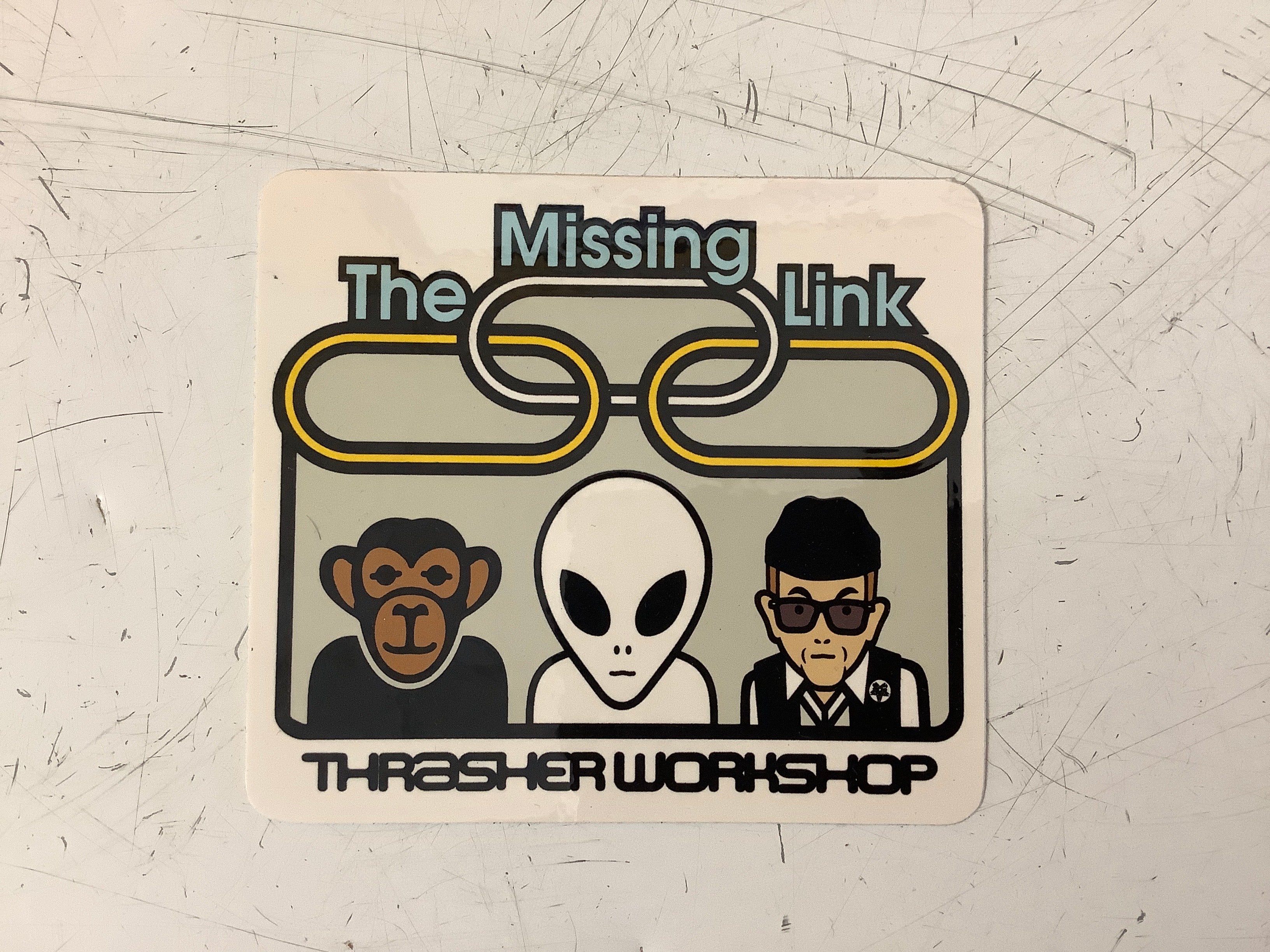 Thrasher Workshop The Missing Link sticker – Rowan Skate Center