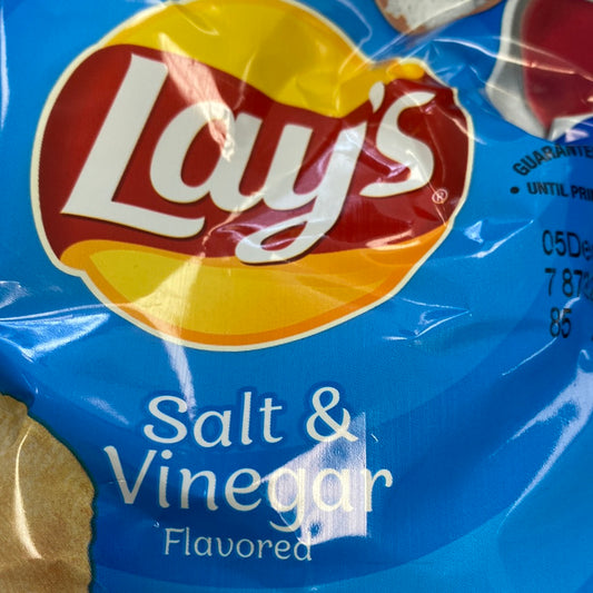 Lays chips salt & vinegar 1oz