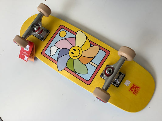 Tricks Complete Skateboard Soft Foam Top SPINNER 8.25” x 25.75”
