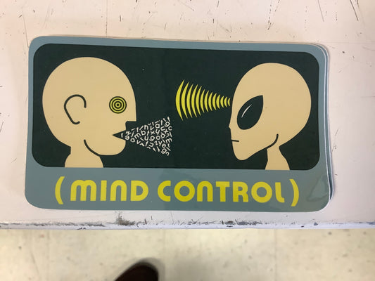 Alien Workshop mind control sticker