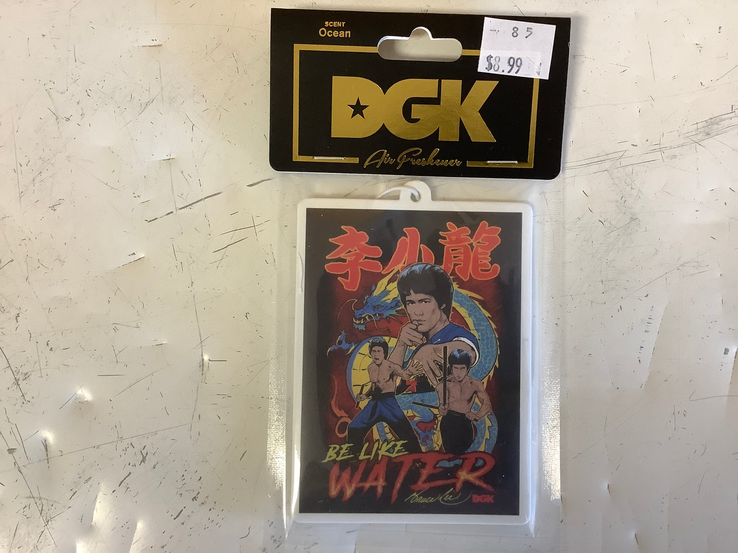 DGK X Bruce Lee “Be like water “air freshener