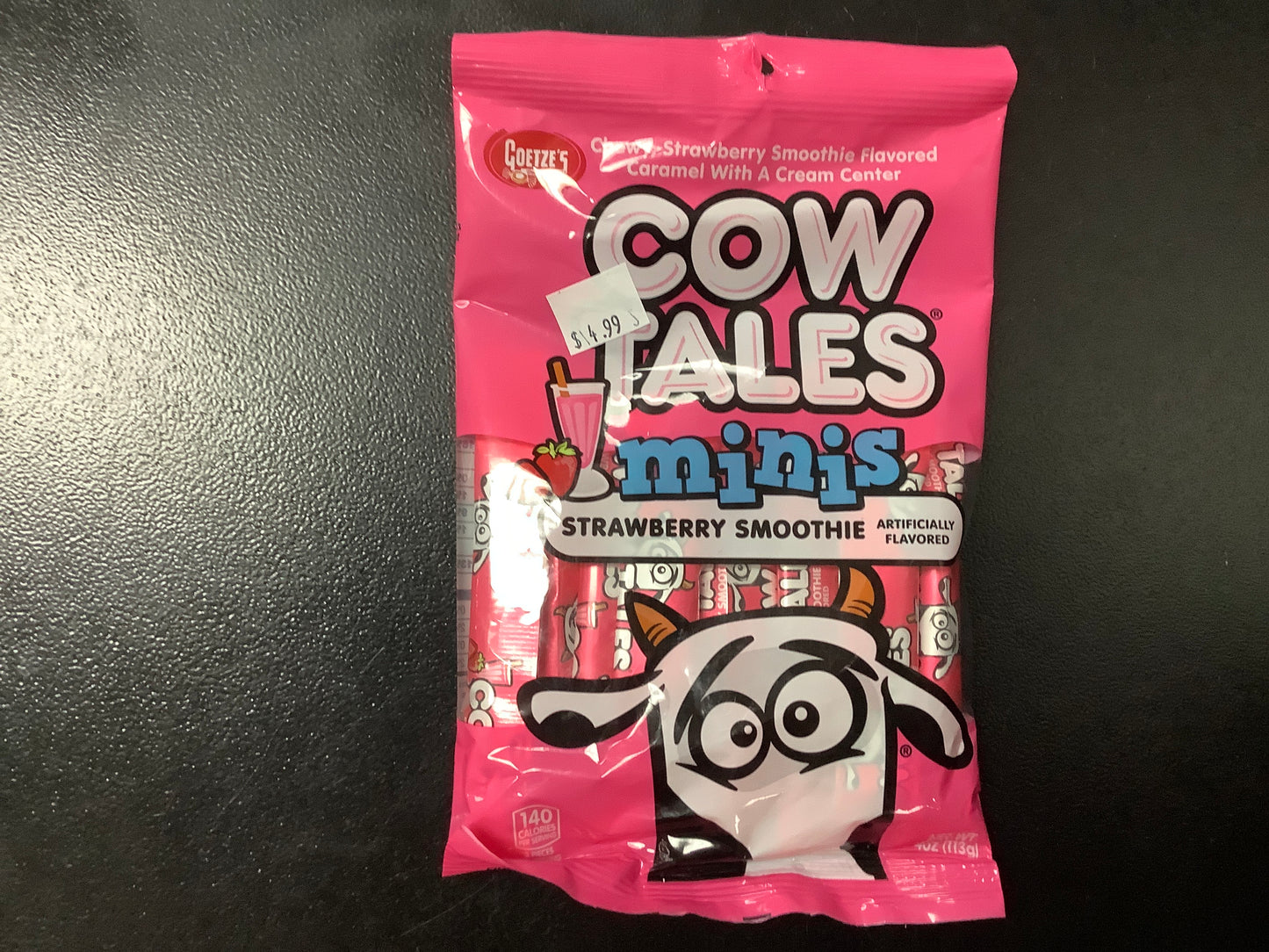 Cow Tales mini strawberry smoothie caramel