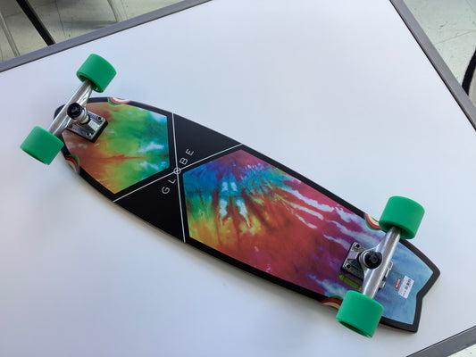 Globe longboard skateboard complete Chromantic Tye Dye 9.5”x33”
