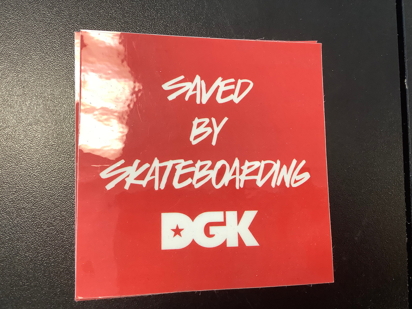 DGK saved by skateboarding sticker