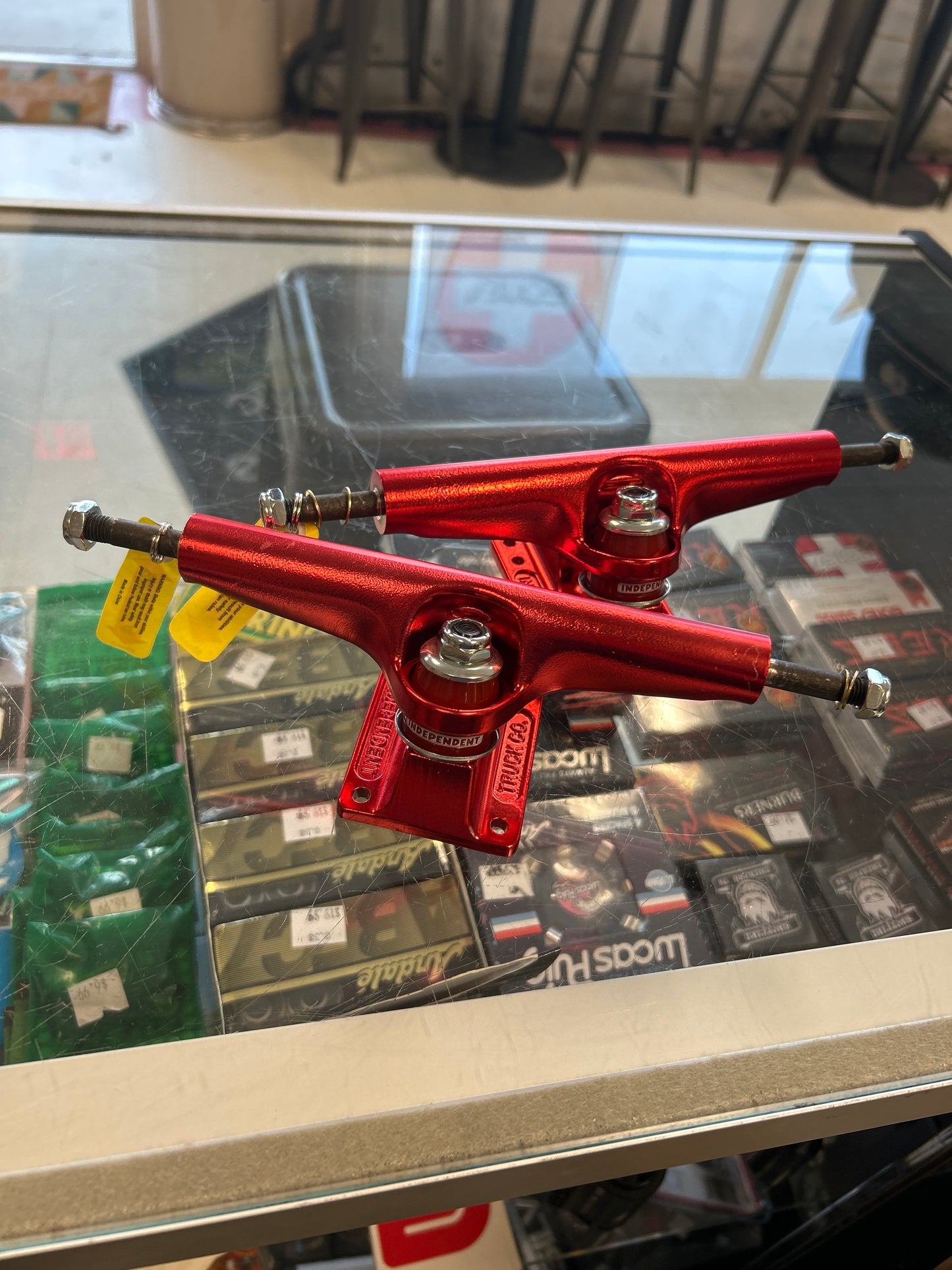 Independent Trucks 166 stage 4 red foil set of 2