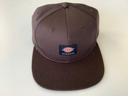 Dickies Skateboarding SnapBack Hat DARK BROWN