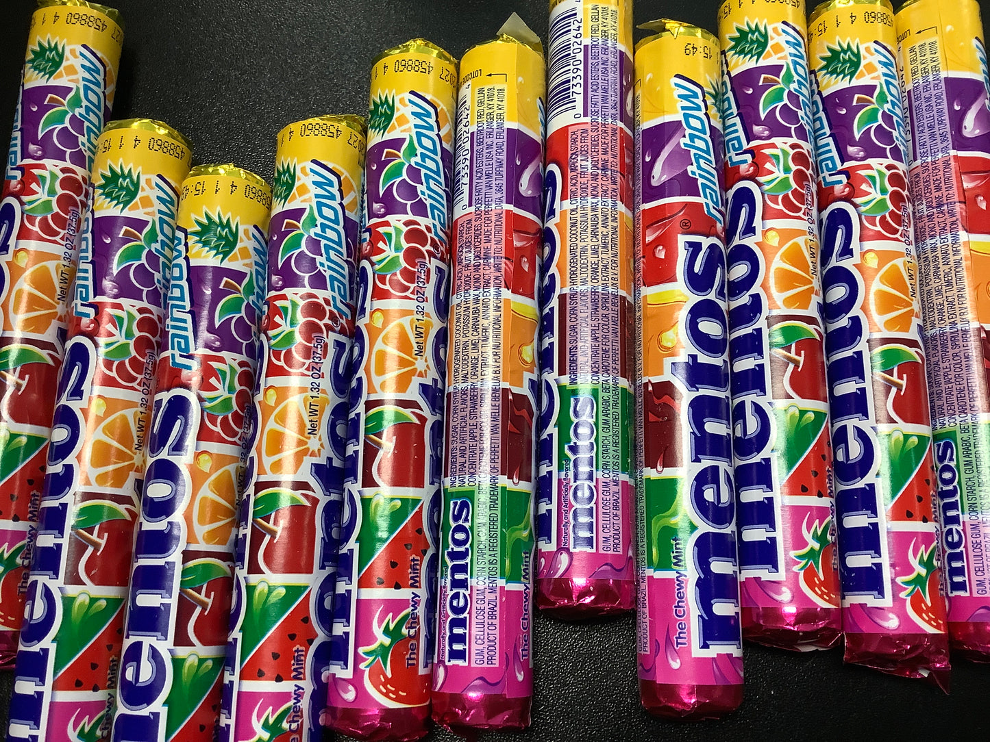 Mentos candy 1.32oz rainbow