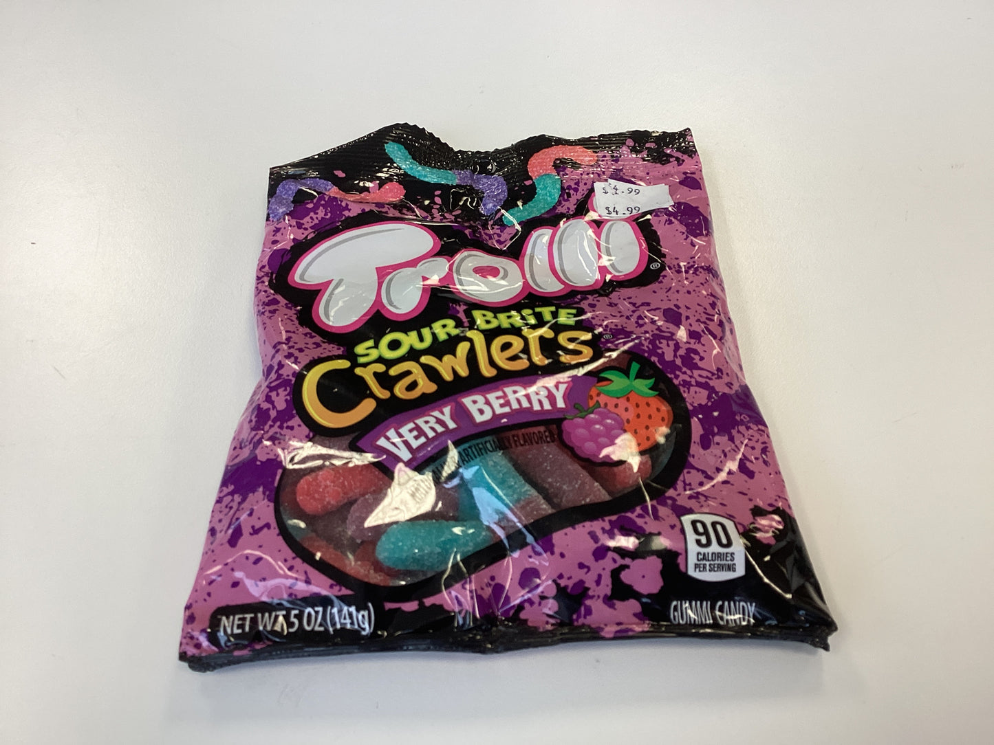 Trolli Crawlers Sour Brite 5oz bag VERY BERRY Gummi Candy