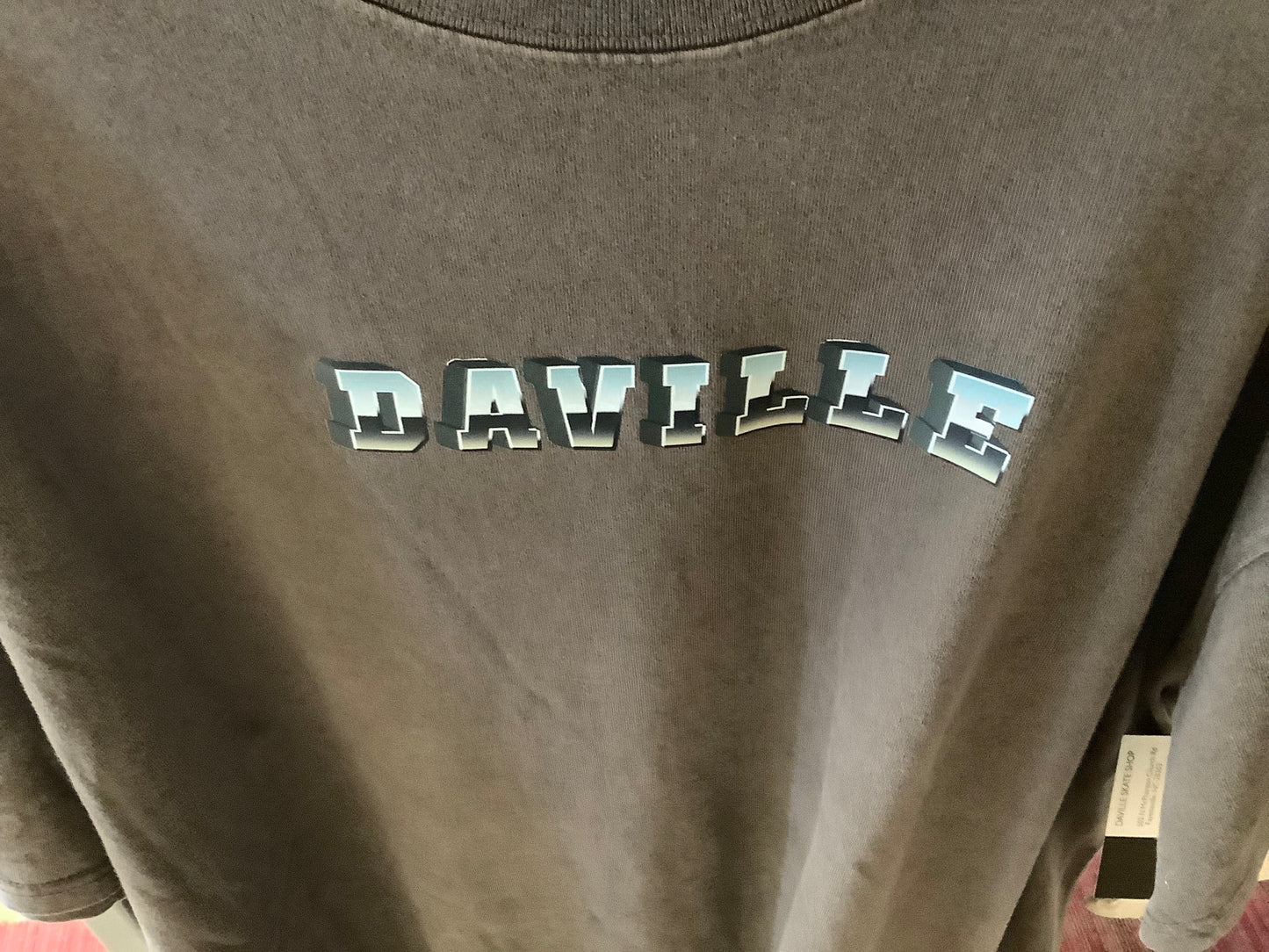 Daville t shirt steel logo brown fade