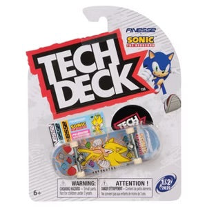 Tech Deck X Sonic Yellow Sonic Fingerboard