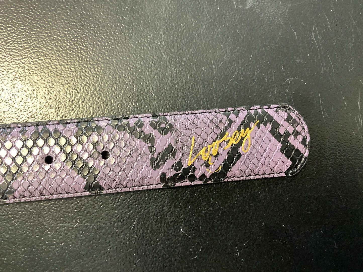 Loosey belt purple slither