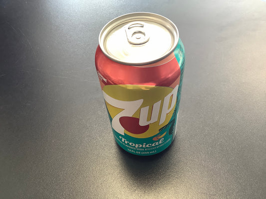 7up Tropical can