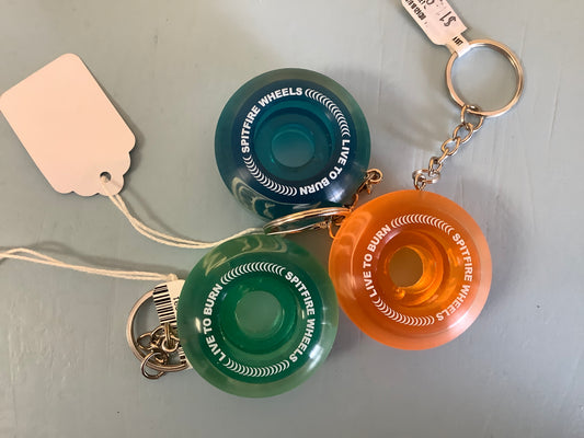 Spitfire Wheels sapphires keychain