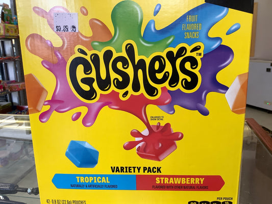 Gusher’s 0.8oz pack