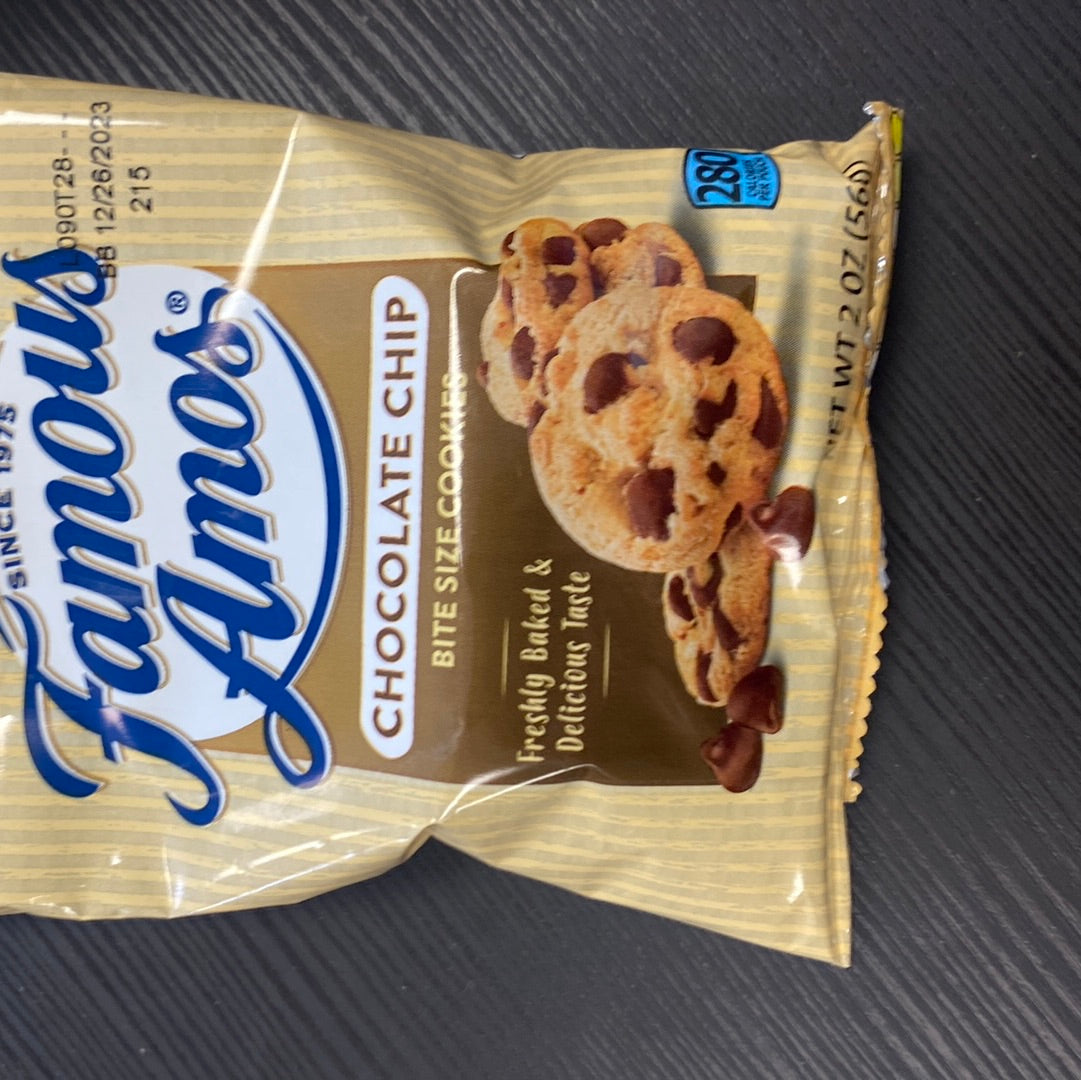 Famous Amos chocolate chip cookie 2oz