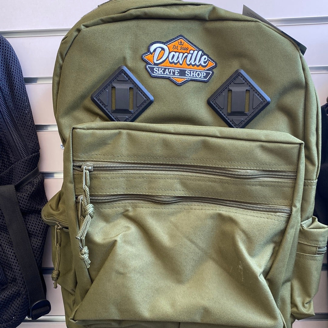 Daville Skate Shop Backpack Green