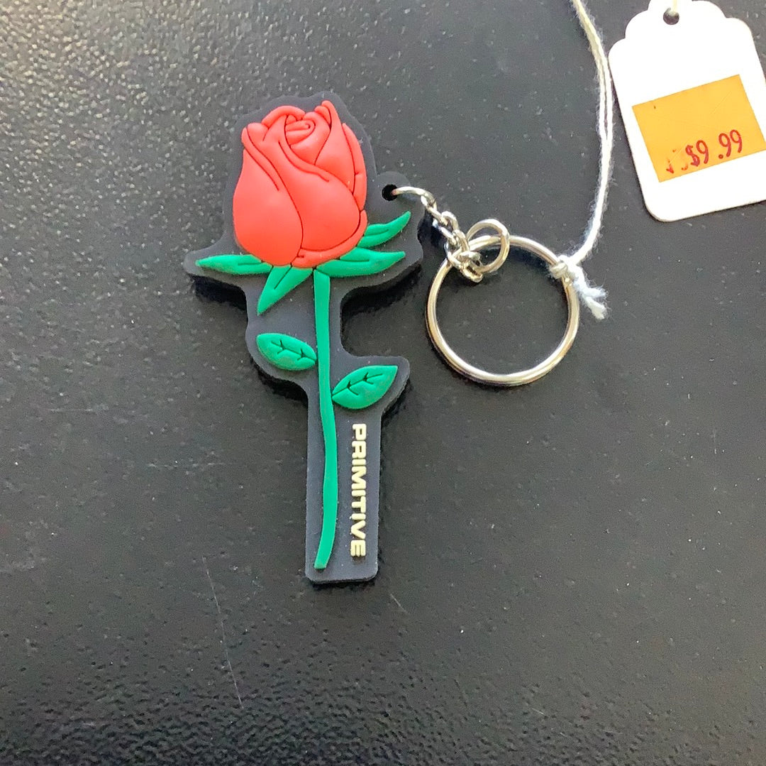 Primitive Key Chain Rose