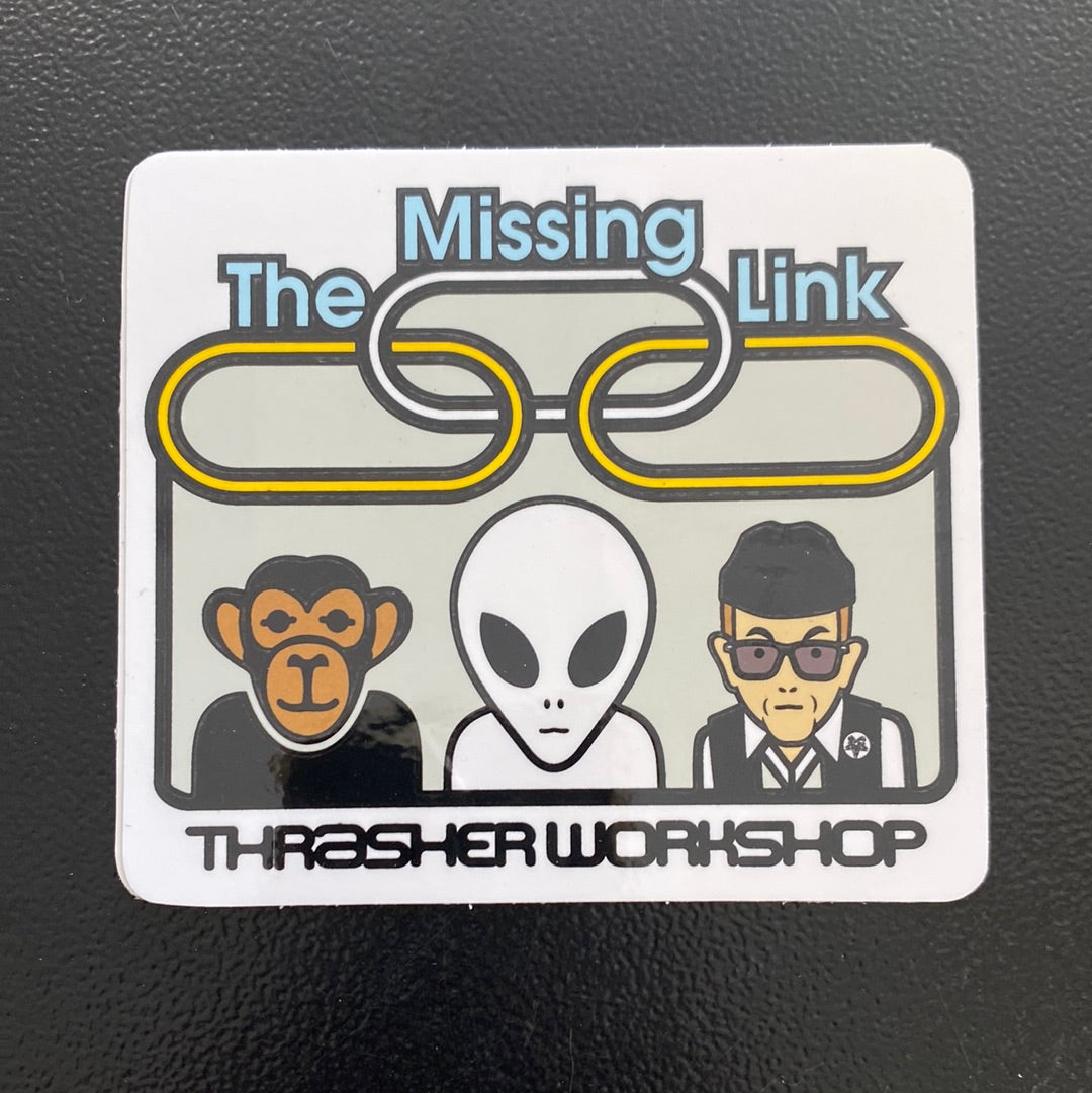 Thrasher Sticker The Missing Link