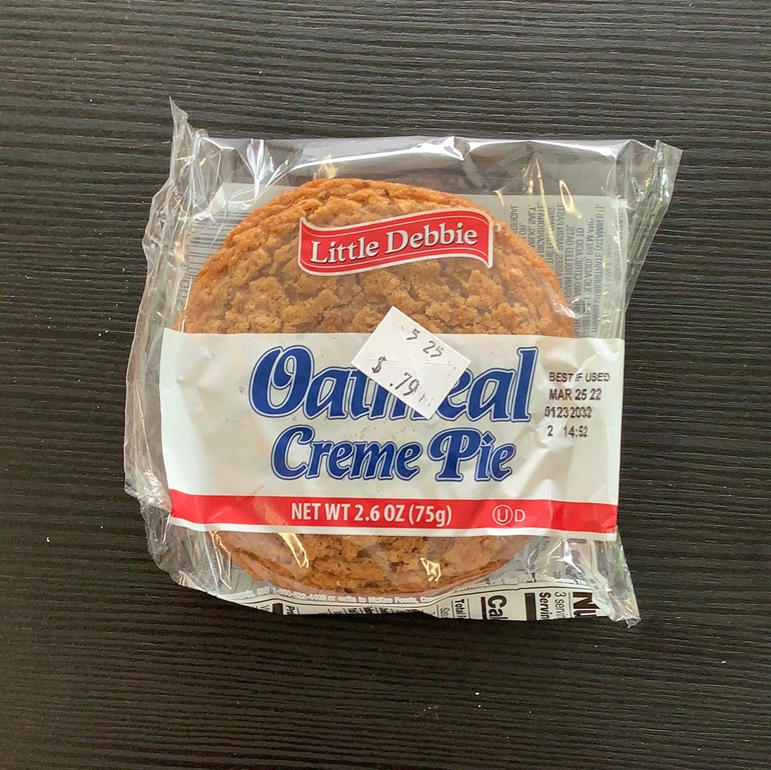 Little Debbie oatmeal cream pie 2.6oz