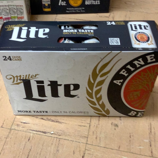 Miller Light 12oz can beer