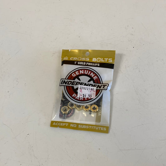 Independent 1” hardware gold Phillips
