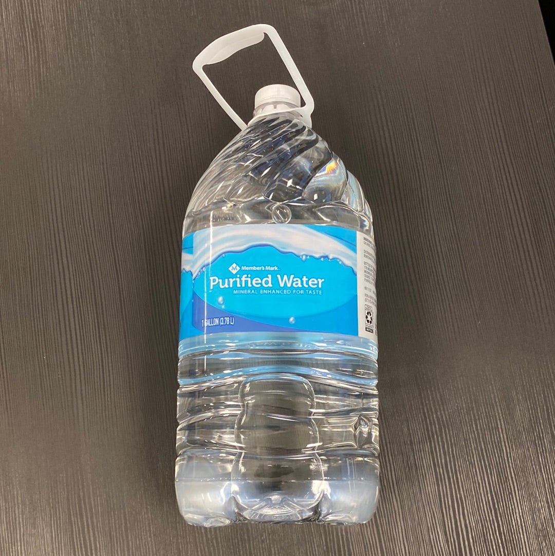 Members Mark Water 1 gallon purified