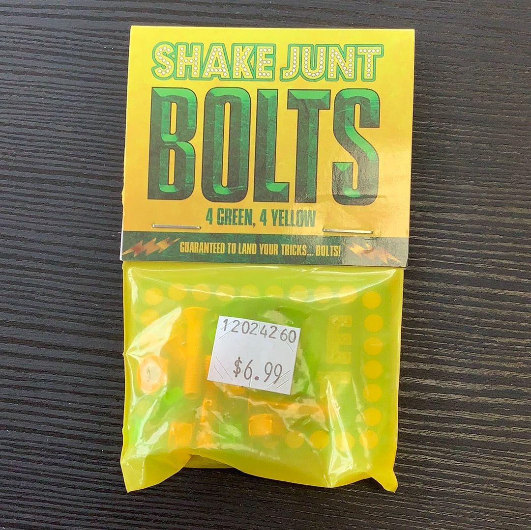 Shake Junt hardware Green & Yellow 1” PHILLIPS