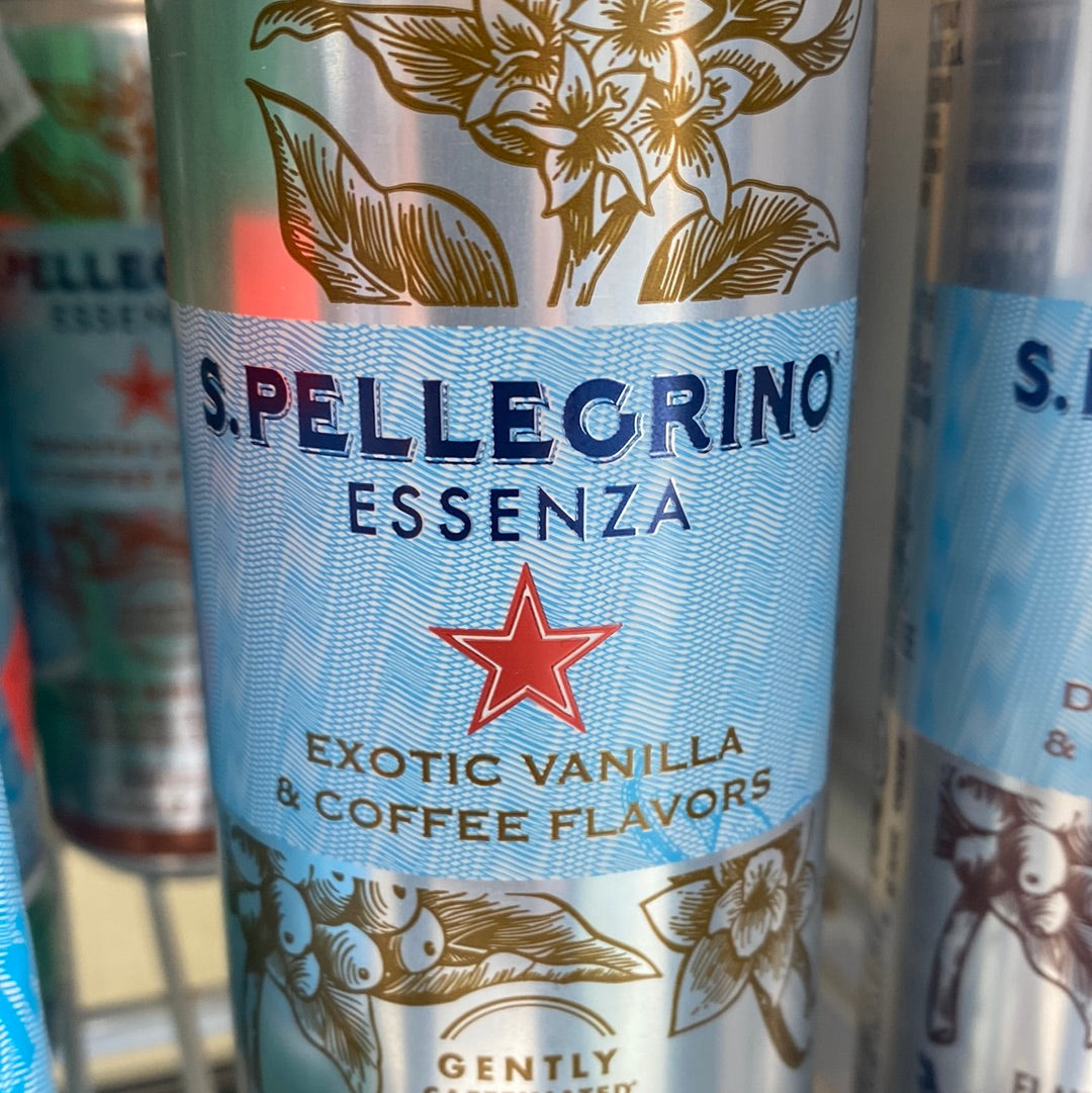 S. Pellegrino Exotic Vanilla & Coffee Flavored Mineral Water 11.15oz