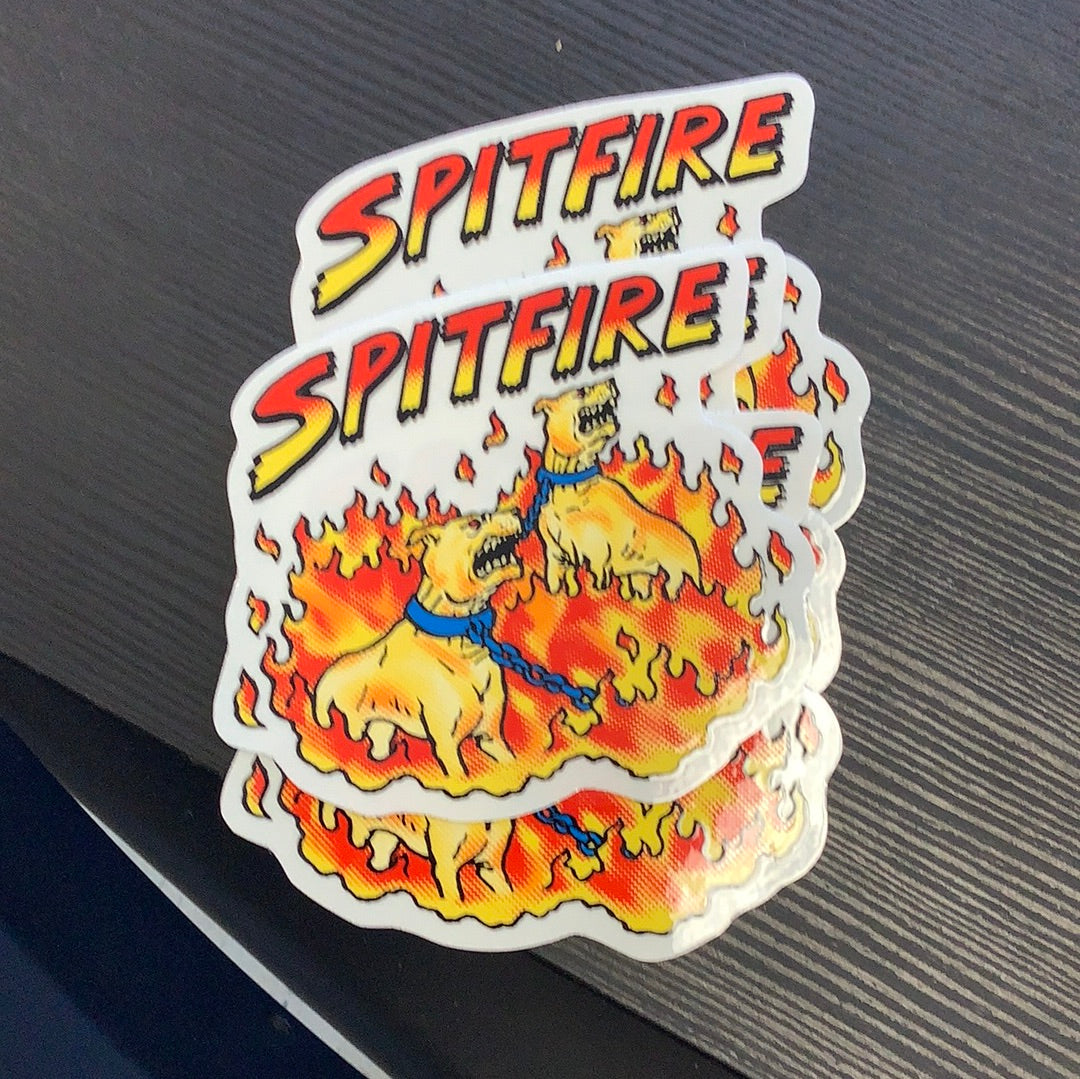 Spitfire Sticker Fire Dogs