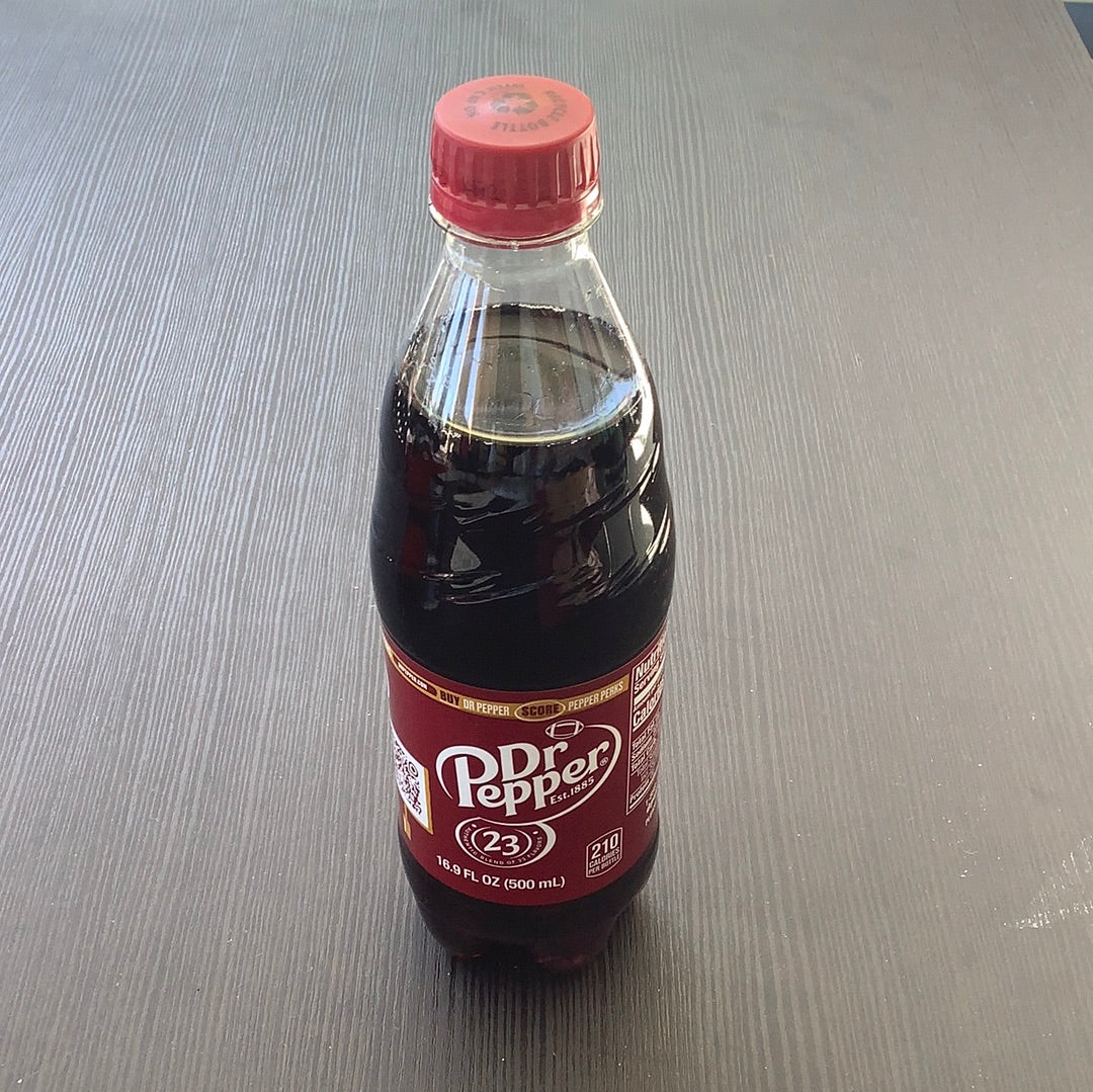 Dr Pepper 16.9 oz bottle
