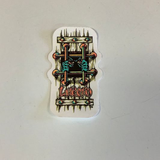 Lucero sticker caged