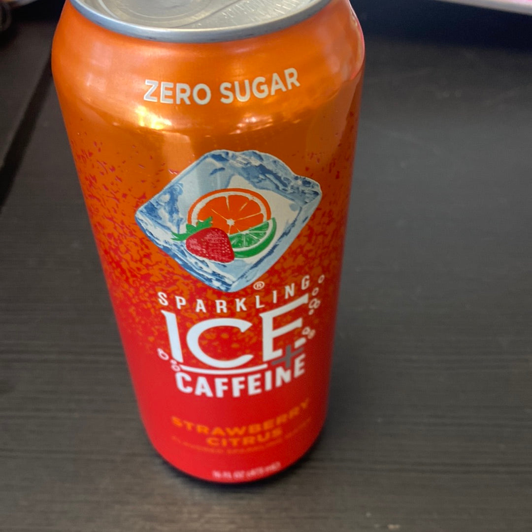 Sparkling Ice Caffeine Strawberry Citrus