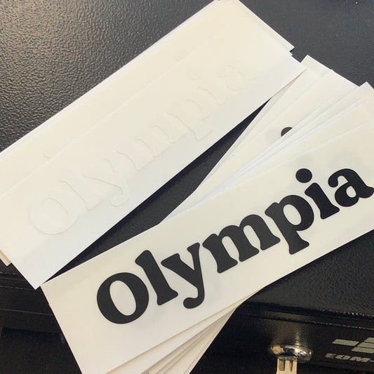 Olympia Sticker White/Black