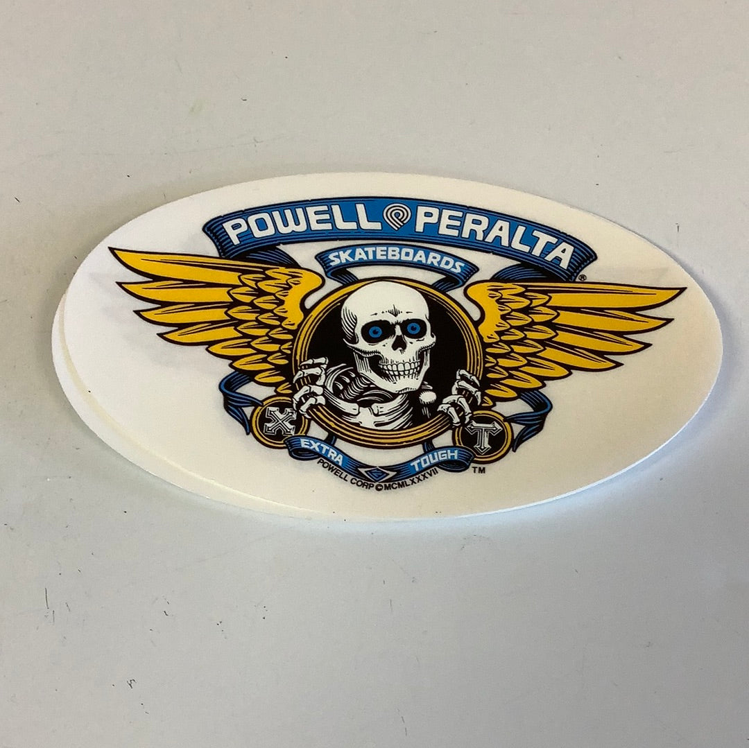 Powell Peralta sticker wings 6.5” oval