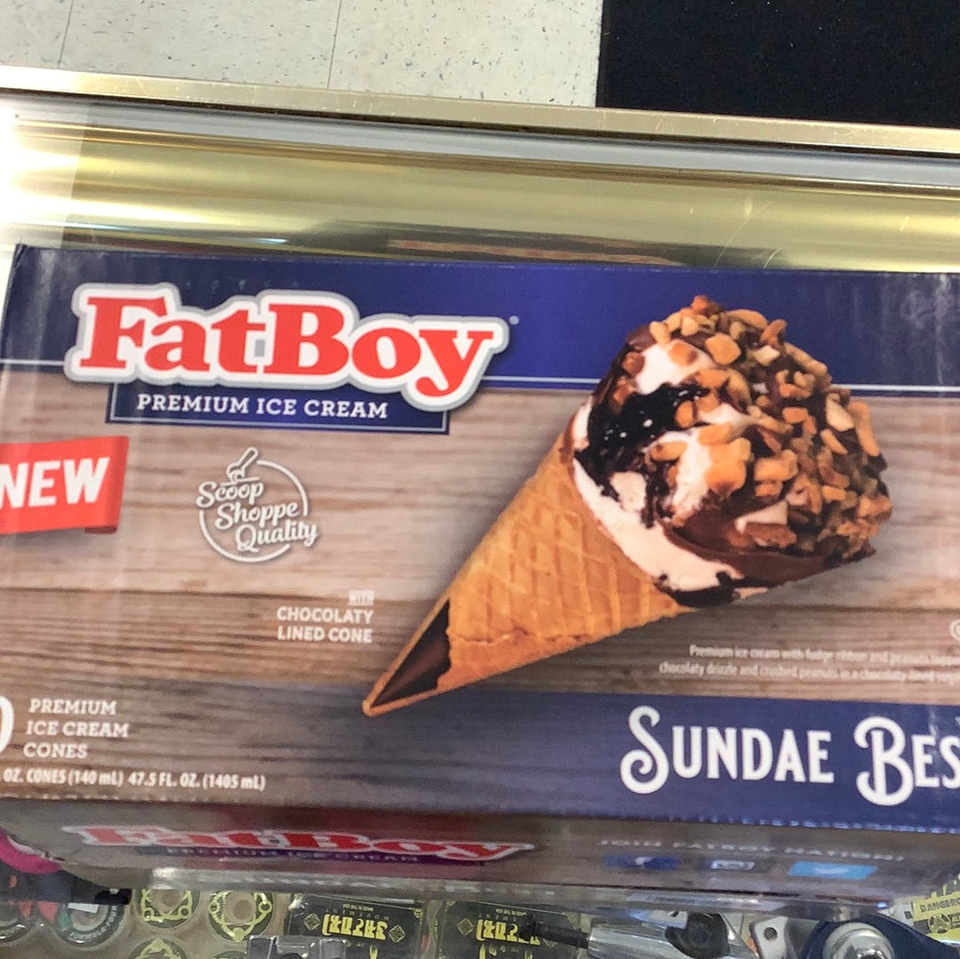 Fat Boy Sundae Best Ice Cream Cone