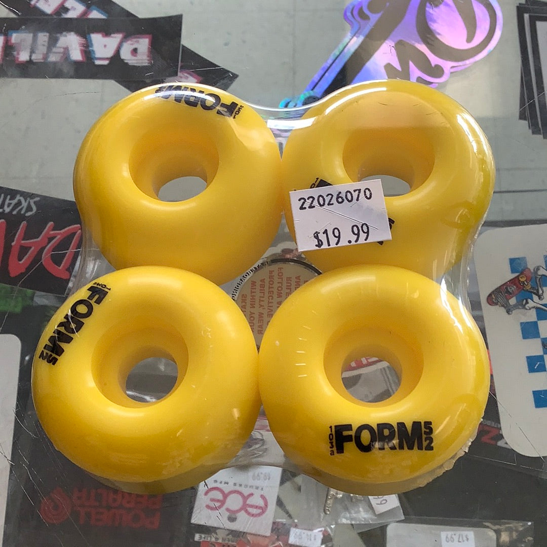 Form Wheels Yellow 52mm 103a