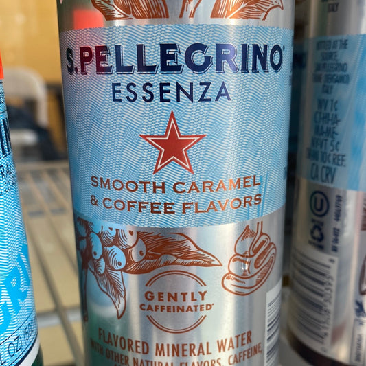 S. Pellegrino Smooth Caramel & Coffee Flavored Mineral Water 11.15oz