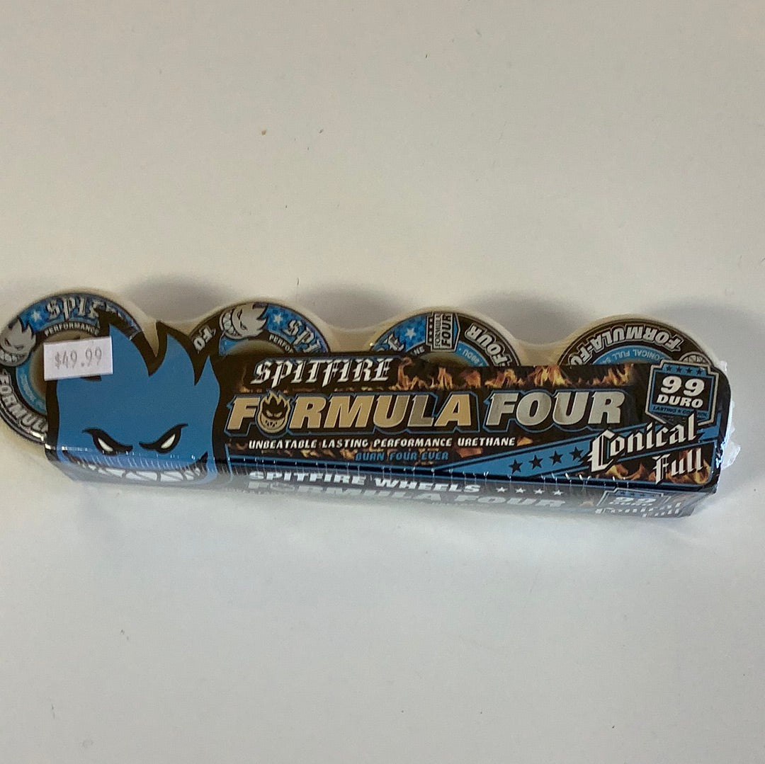 Spitfire Wheels Formula Four 54mm 99 Duro Conical (Assorted/Sold Separately)