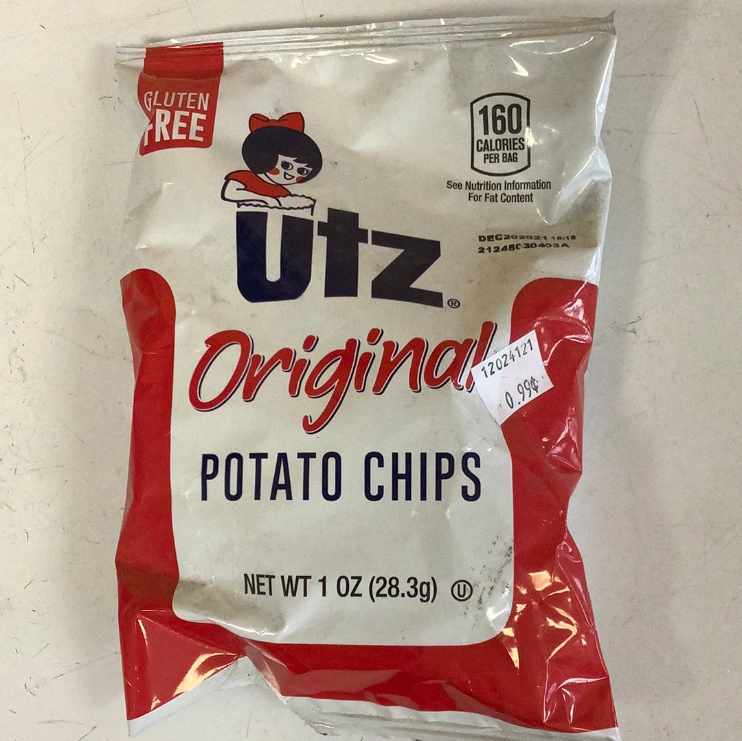 Utz original potato chips 1oz