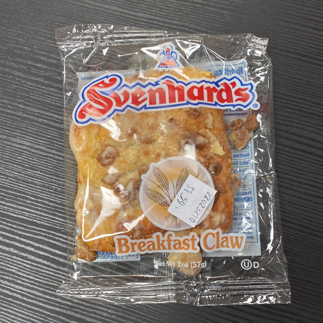 Svenhard’s breakfast claw pastry 2oz